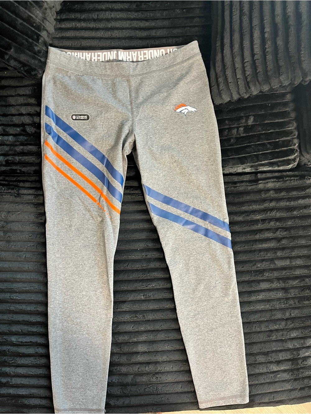 Under Armour NFL Women’s Denver Broncos Gray Athletic Leggings